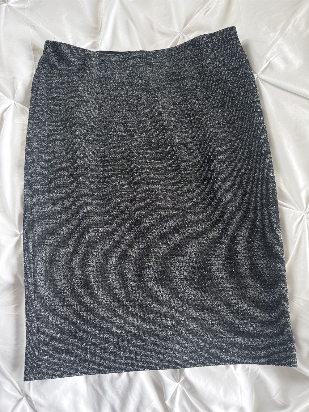 Grace Elements Charcoal Textured Pencil Skirt